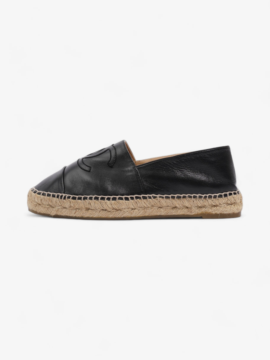 Chanel Espadrilles Black Leather EU 39 UK 6 Image 5