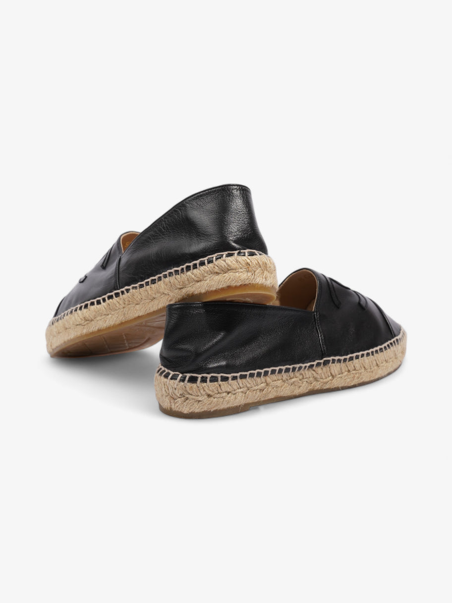 Chanel Espadrilles Black Leather EU 39 UK 6 Image 9