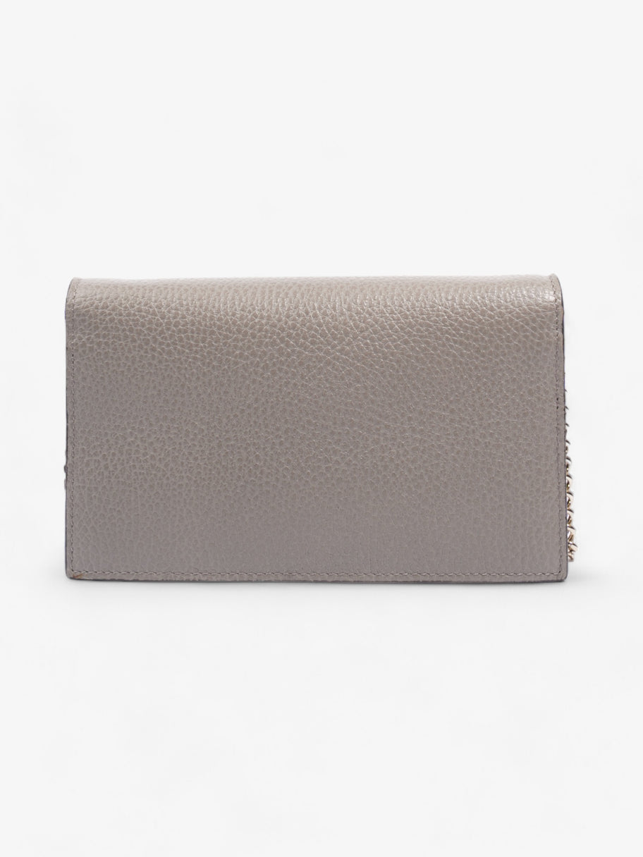 Gucci Betty Chain Wallet Grey Leather Image 4