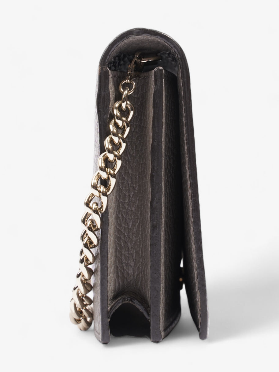 Gucci Betty Chain Wallet Grey Leather Image 5