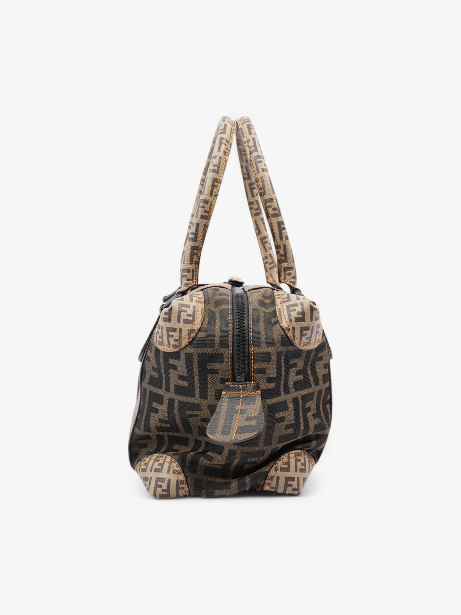 Fendi Boston Brown Zucca Canvas Image 3