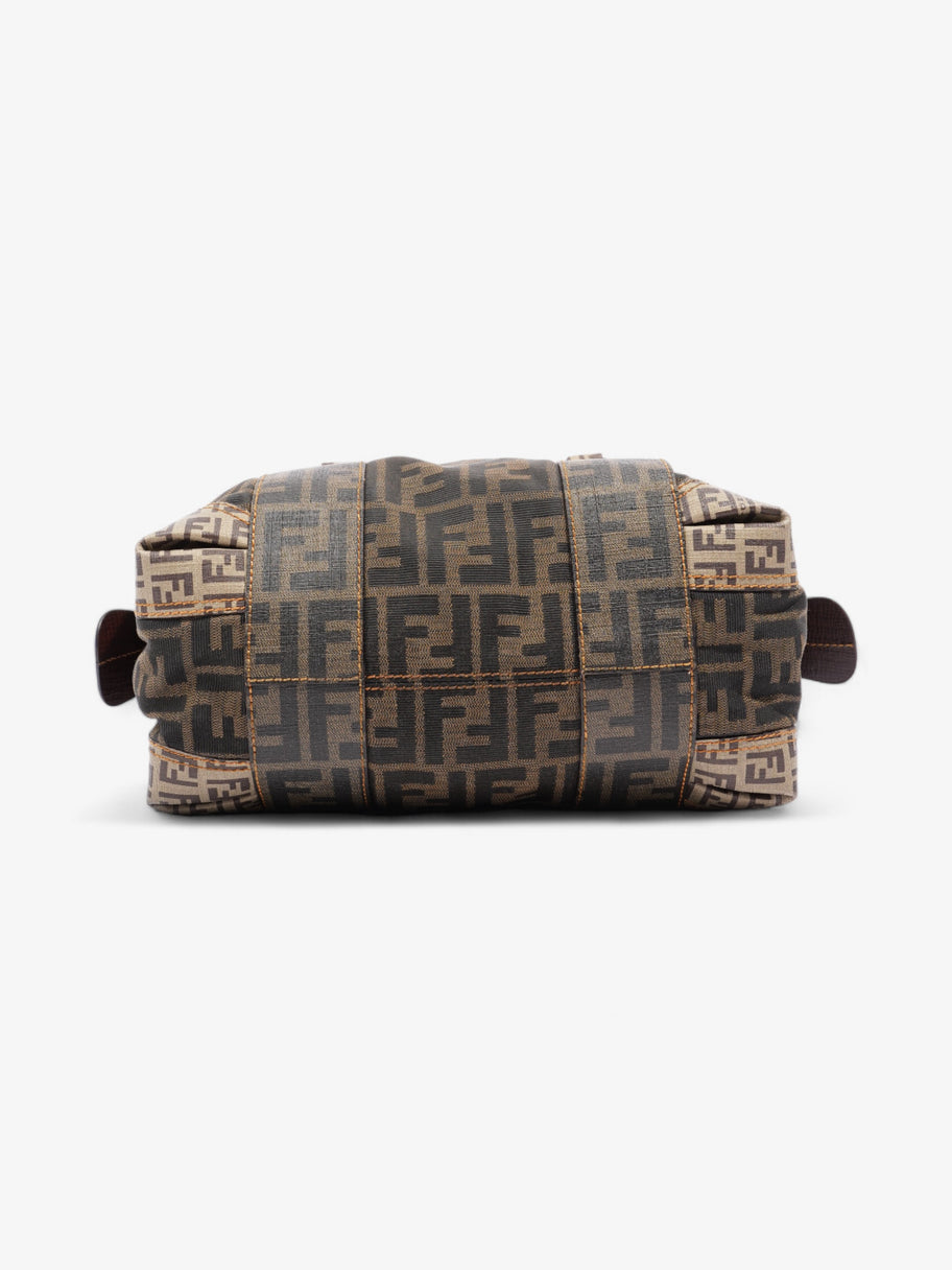 Fendi Boston Brown Zucca Canvas Image 6