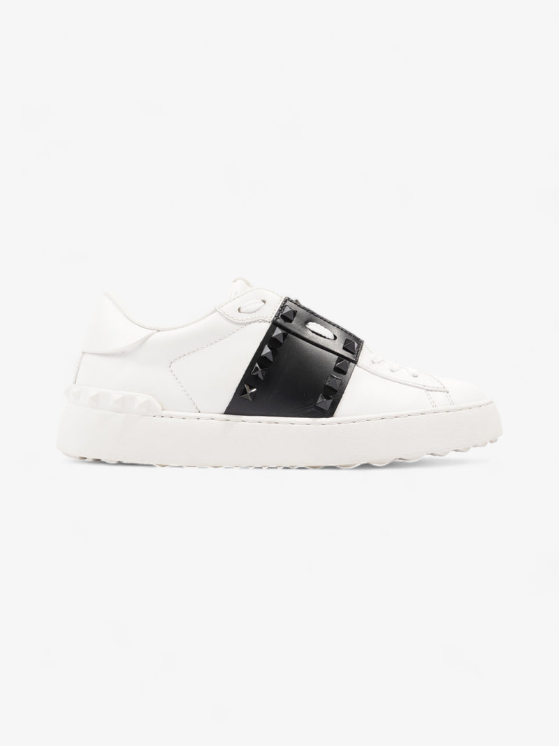  Valentino Rockstud Untitled White / Black Leather EU 37 UK 4