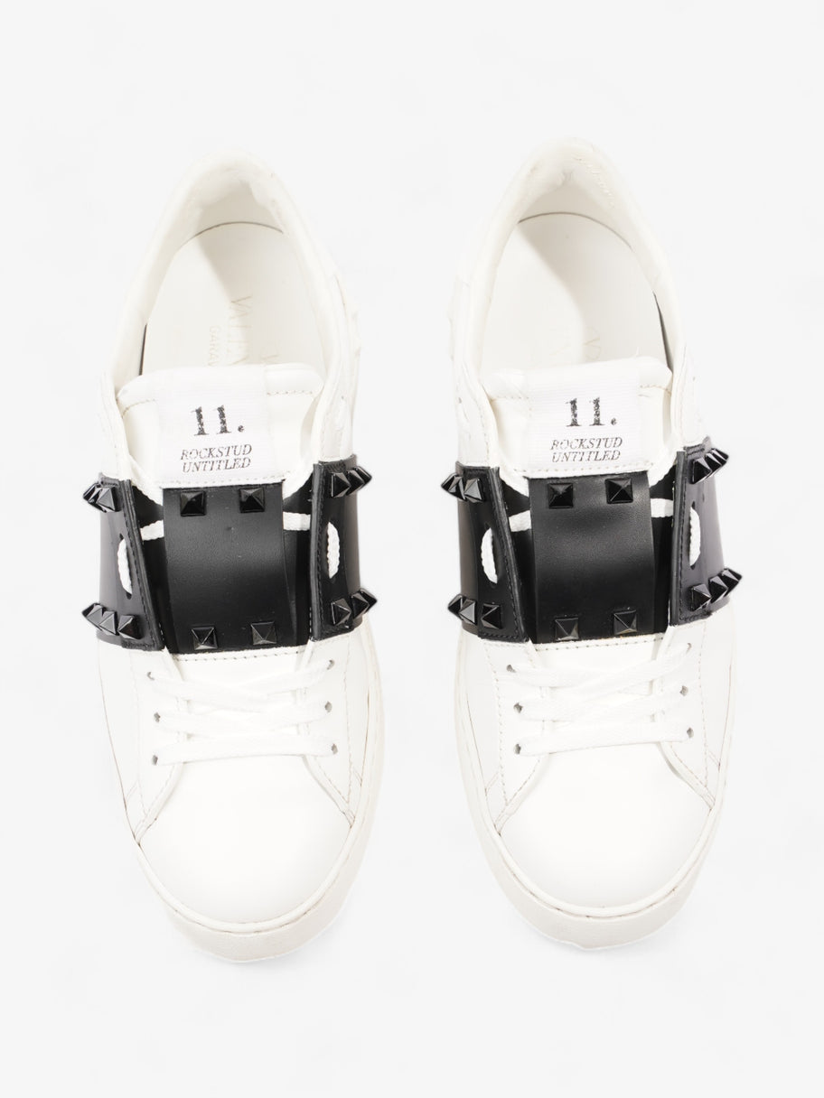 Valentino Rockstud Untitled White / Black Leather EU 37 UK 4 Image 8