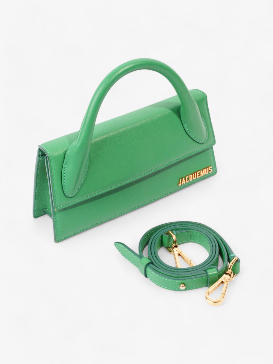 Jacquemus Le Chiquito Long Green Leather Image 7