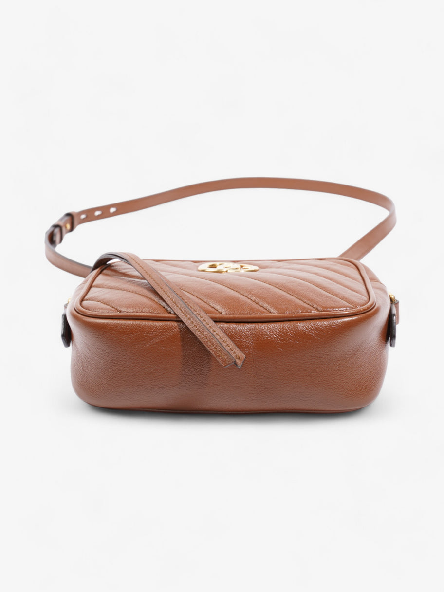 Gucci GG Marmont Brown Matelasse Leather Mini Image 6