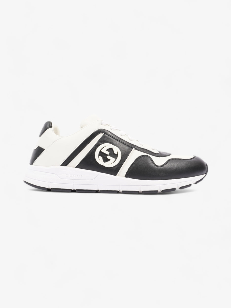 Interlocking GG Leather Sneaker White / Black Leather EU 43.5 UK 9.5 Image 1