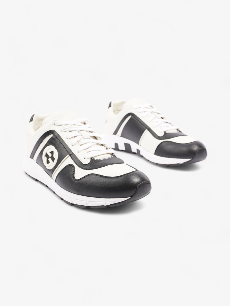 Interlocking GG Leather Sneaker White / Black Leather EU 43.5 UK 9.5 Image 2