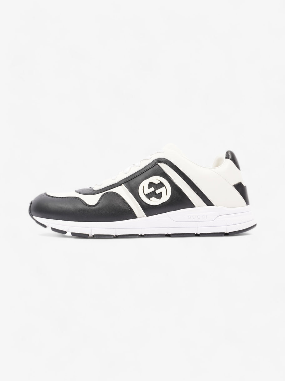 Interlocking GG Leather Sneaker White / Black Leather EU 43.5 UK 9.5 Image 5