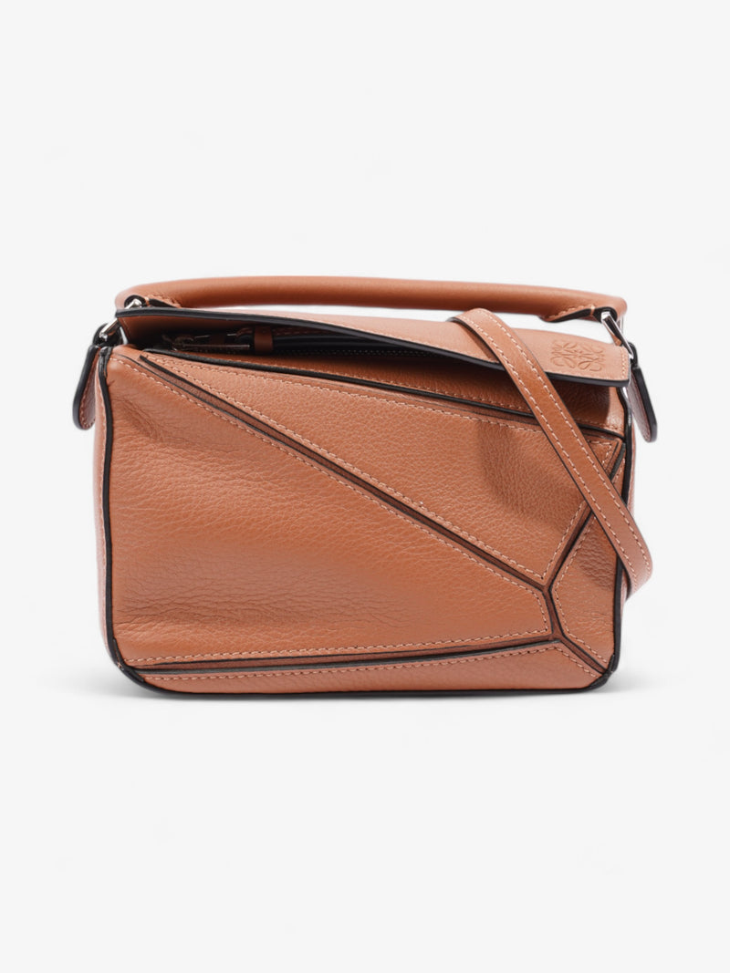  Loewe Puzzle Bag Brown Leather Mini