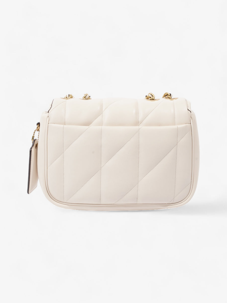 Coach Pillow Madison Cream Calfskin Leather Image 4