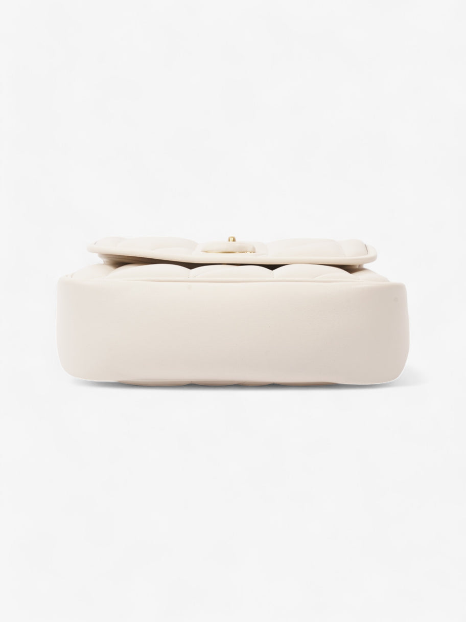 Coach Pillow Madison Cream Calfskin Leather Image 6