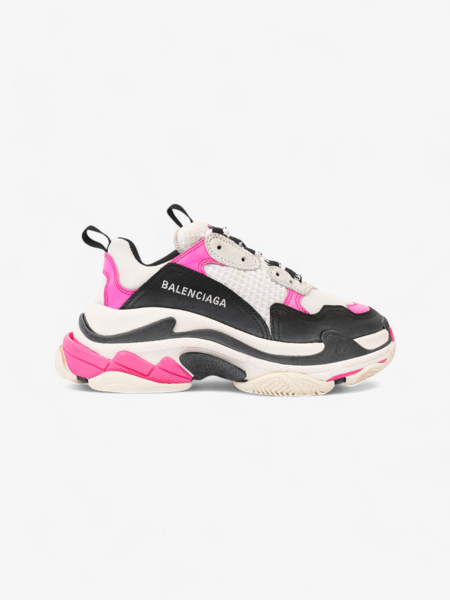 Balenciaga Triple S Pink / White / Black Mesh EU 36 UK 3 Image 1