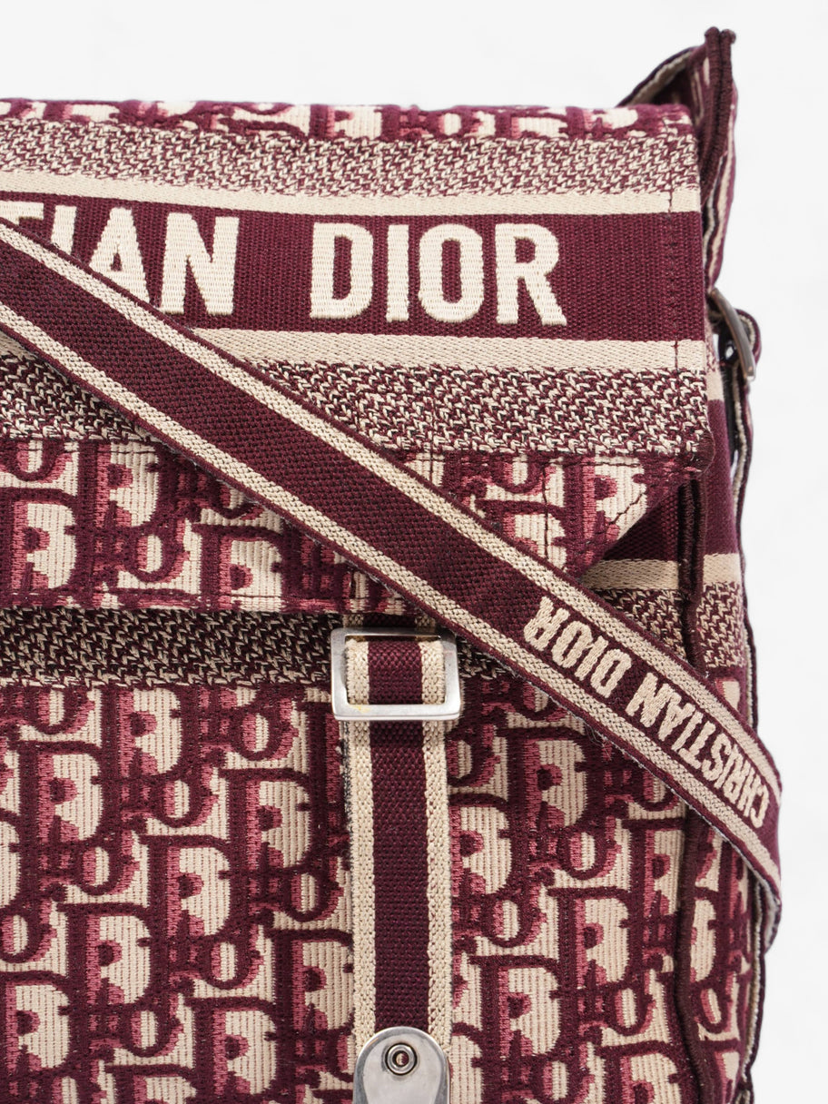 Christian Dior Diorcamp Messenger Burgundy Dior Oblique Canvas Medium Image 3