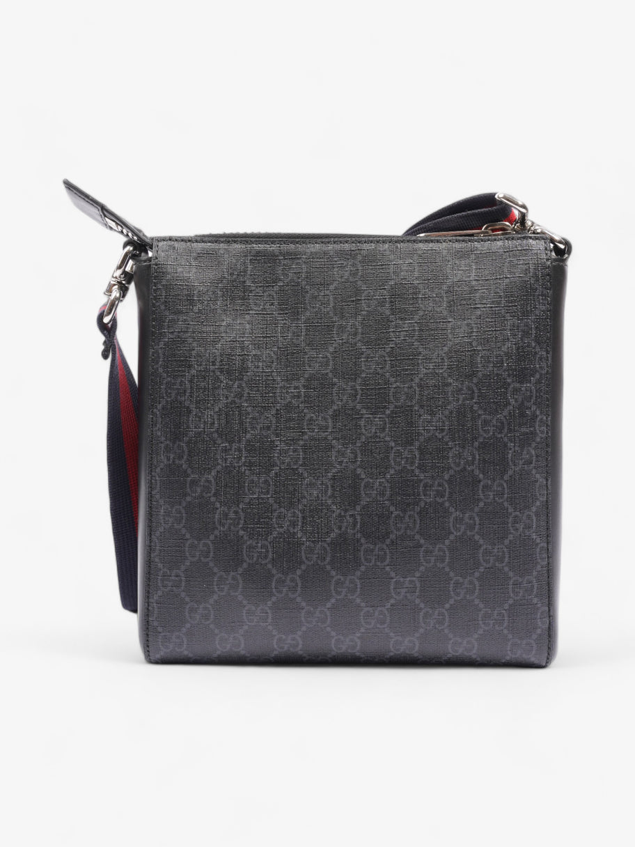 Gucci Small Messenger Black GG Supreme Coated Canvas Image 4