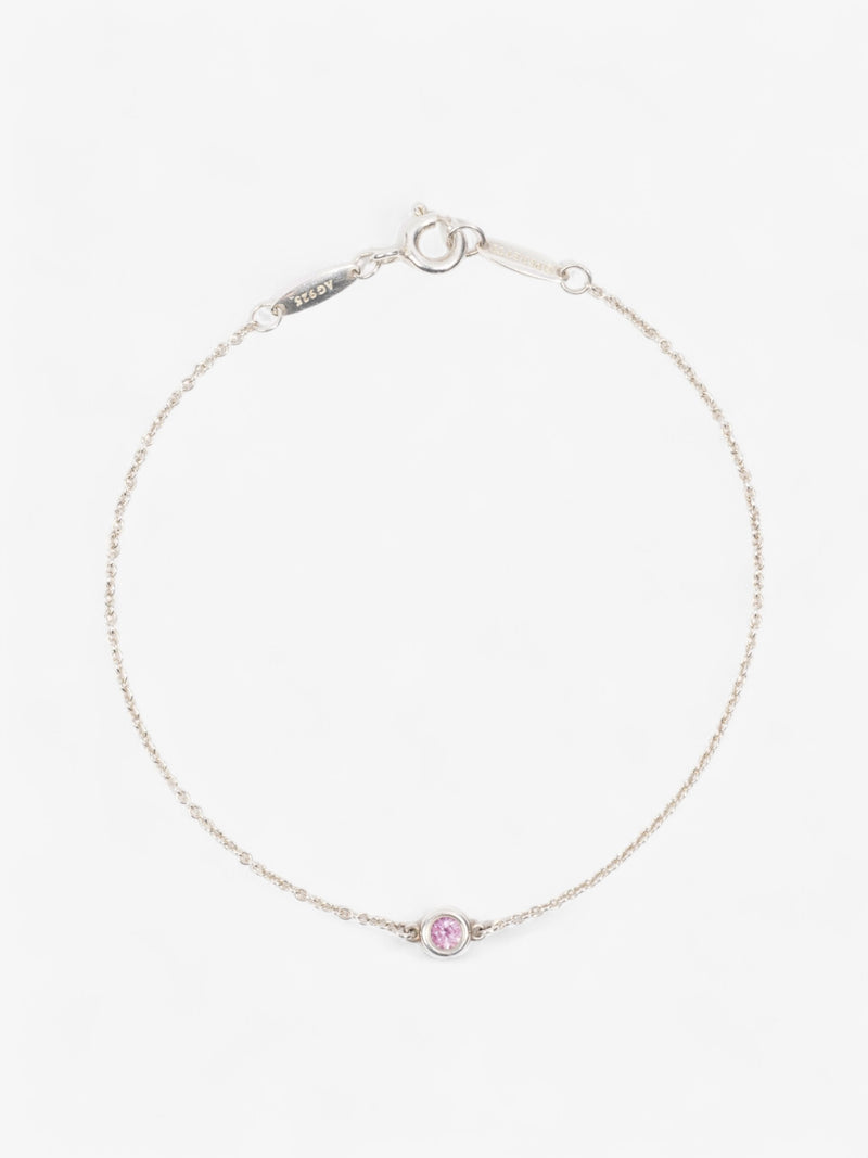  Tiffany and Co Elsa Peretti Colour By the Yard Bracelet Pink Sapphire / Silver Silver Sterling