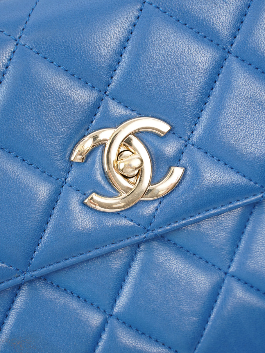 Chanel Trendy CC Blue Lambskin Leather Medium Image 7