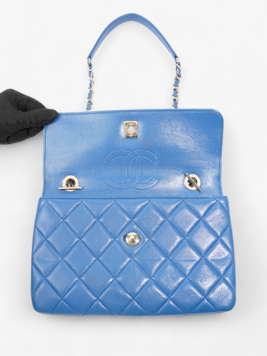 Chanel Trendy CC Blue Lambskin Leather Medium Image 10