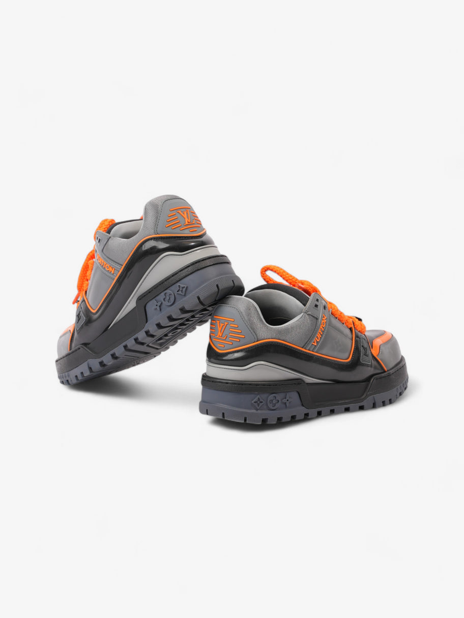 Louis Vuitton LV Maxi Sneakers Grey / Orange / Black Rubber EU 42.5 UK 8.5 Image 9