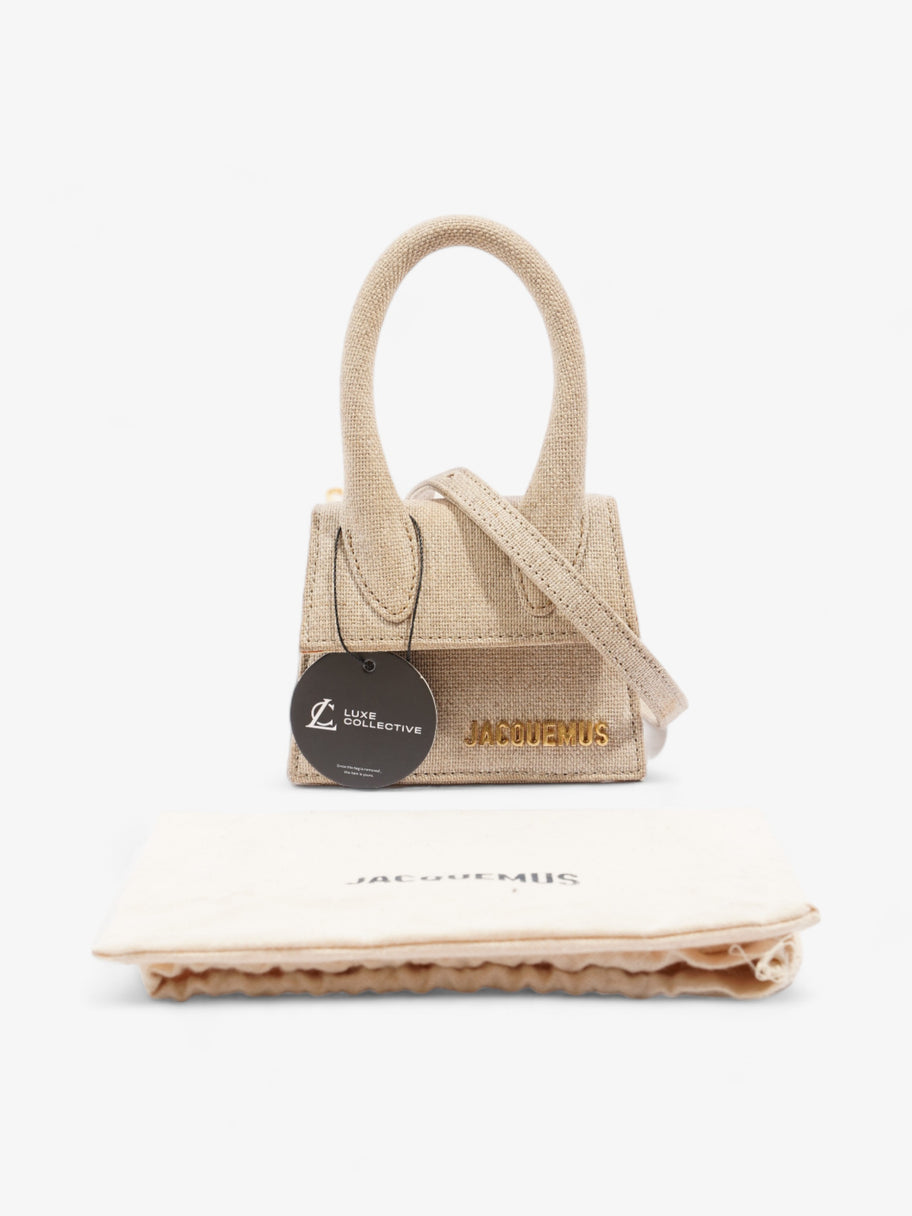 Jacquemus Le Papier Le Chiquito Light Beige Cotton Mini Image 8