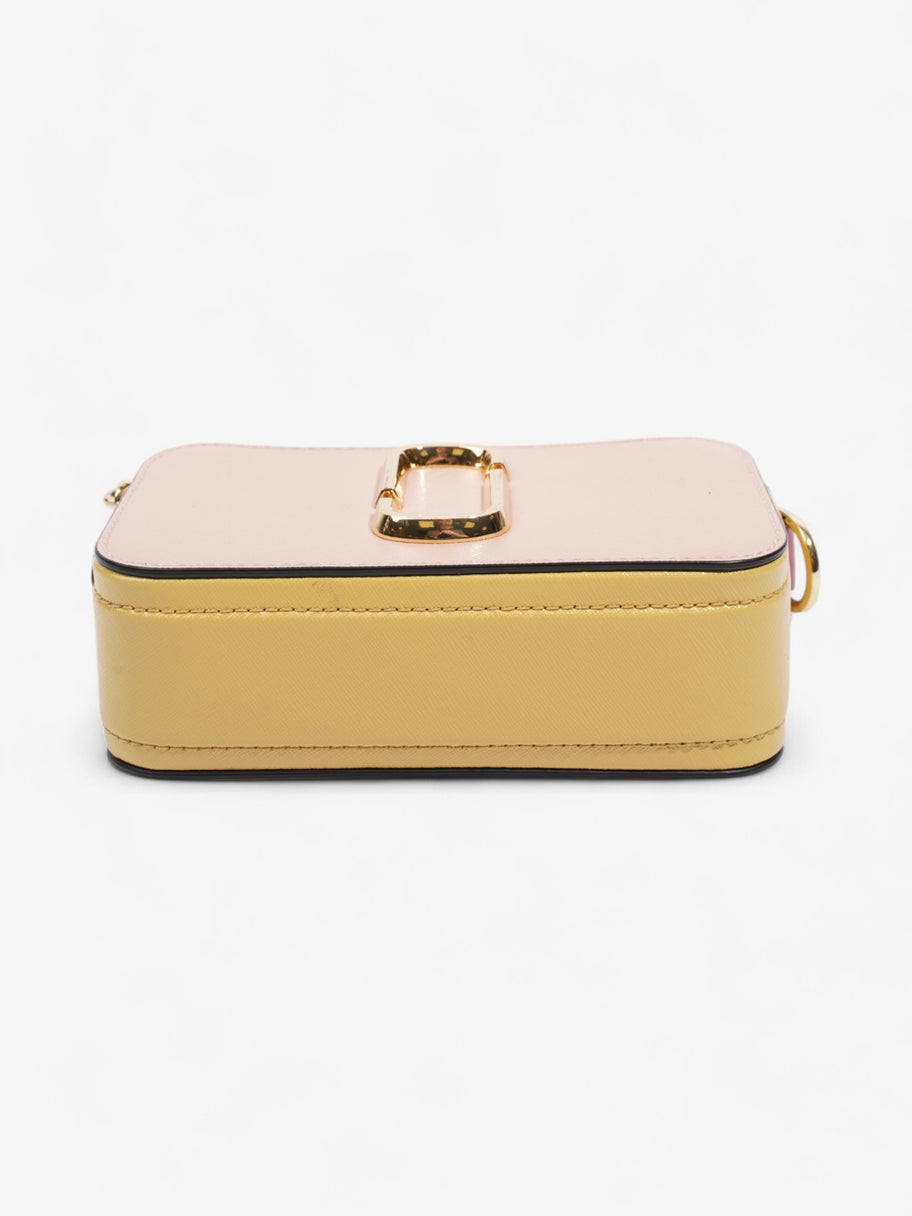 Marc Jacobs The Snapshot Bag Light Pink / Yellow / Dark Pink Leather Image 6