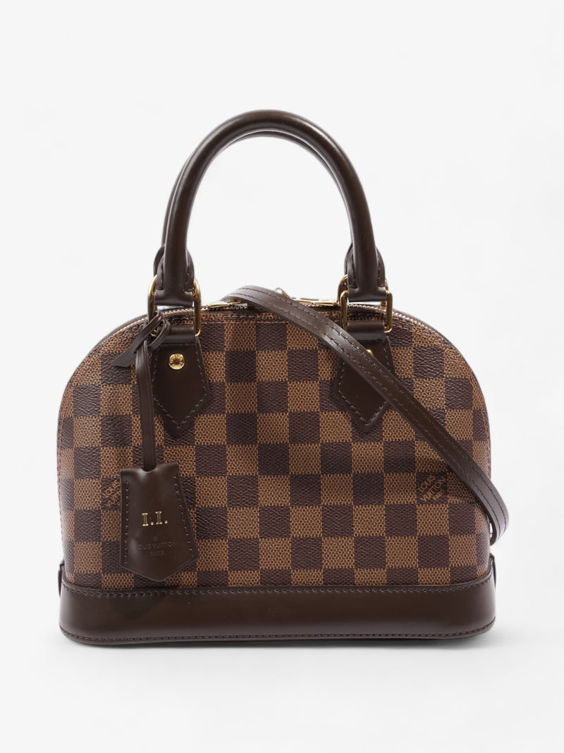  Louis Vuitton Alma Damier Ebene Coated Canvas BB