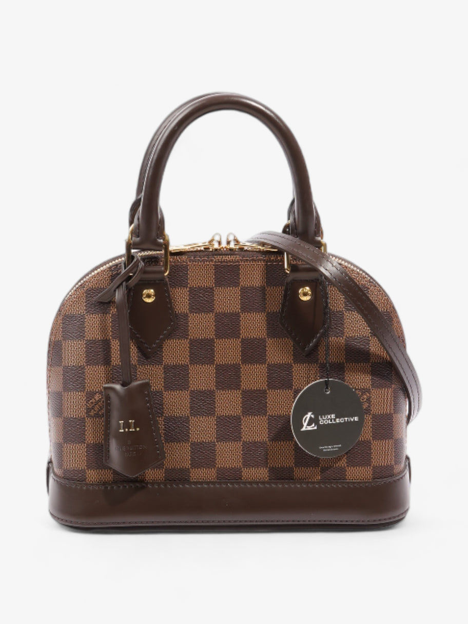 Louis Vuitton Alma Damier Ebene Coated Canvas BB Image 8