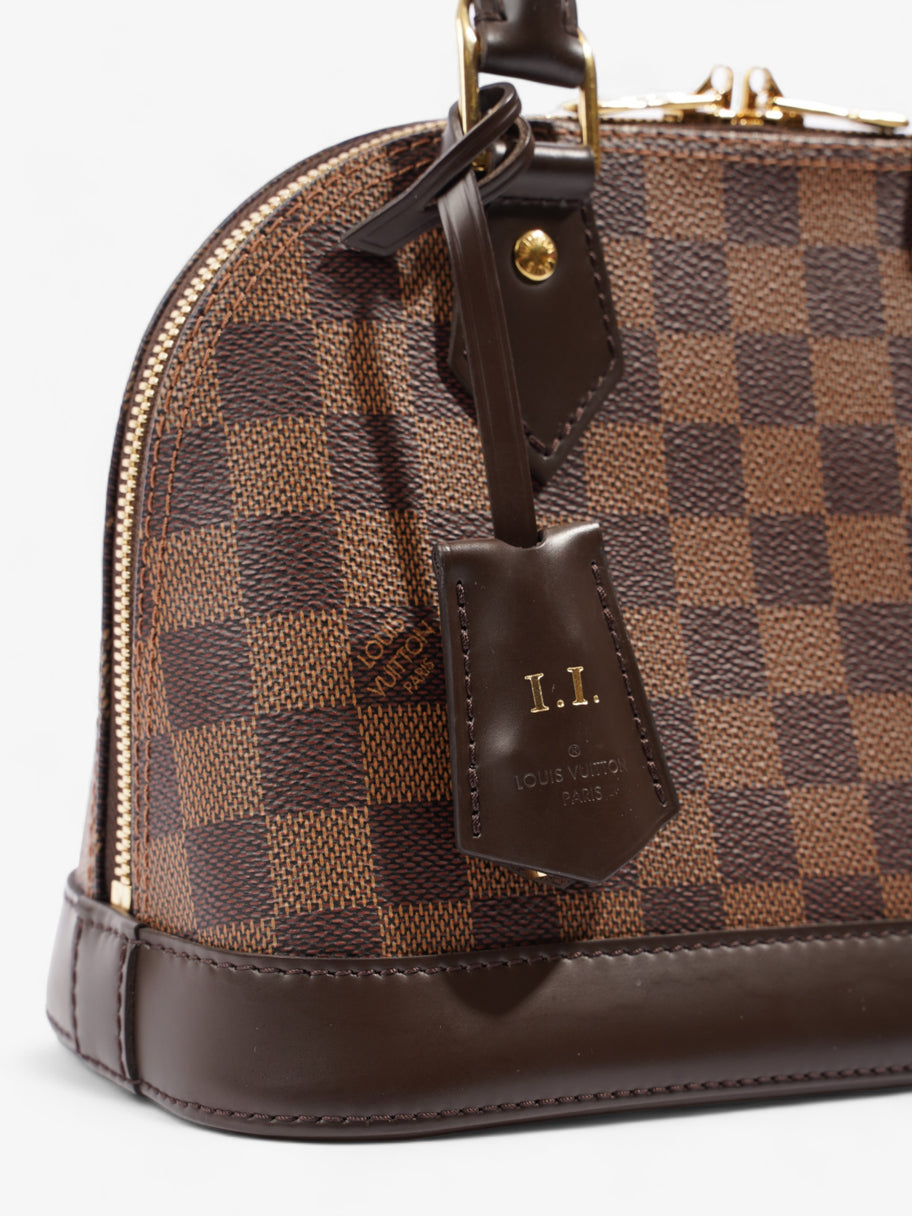 Louis Vuitton Alma Damier Ebene Coated Canvas BB Image 9