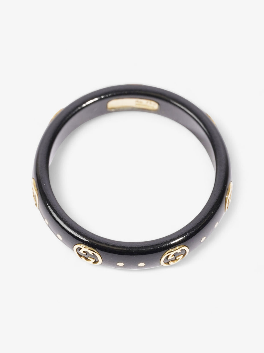 Gucci Icon GG Ring Black / Gold Yellow Gold 13 (Circumference - 53mm) Image 2