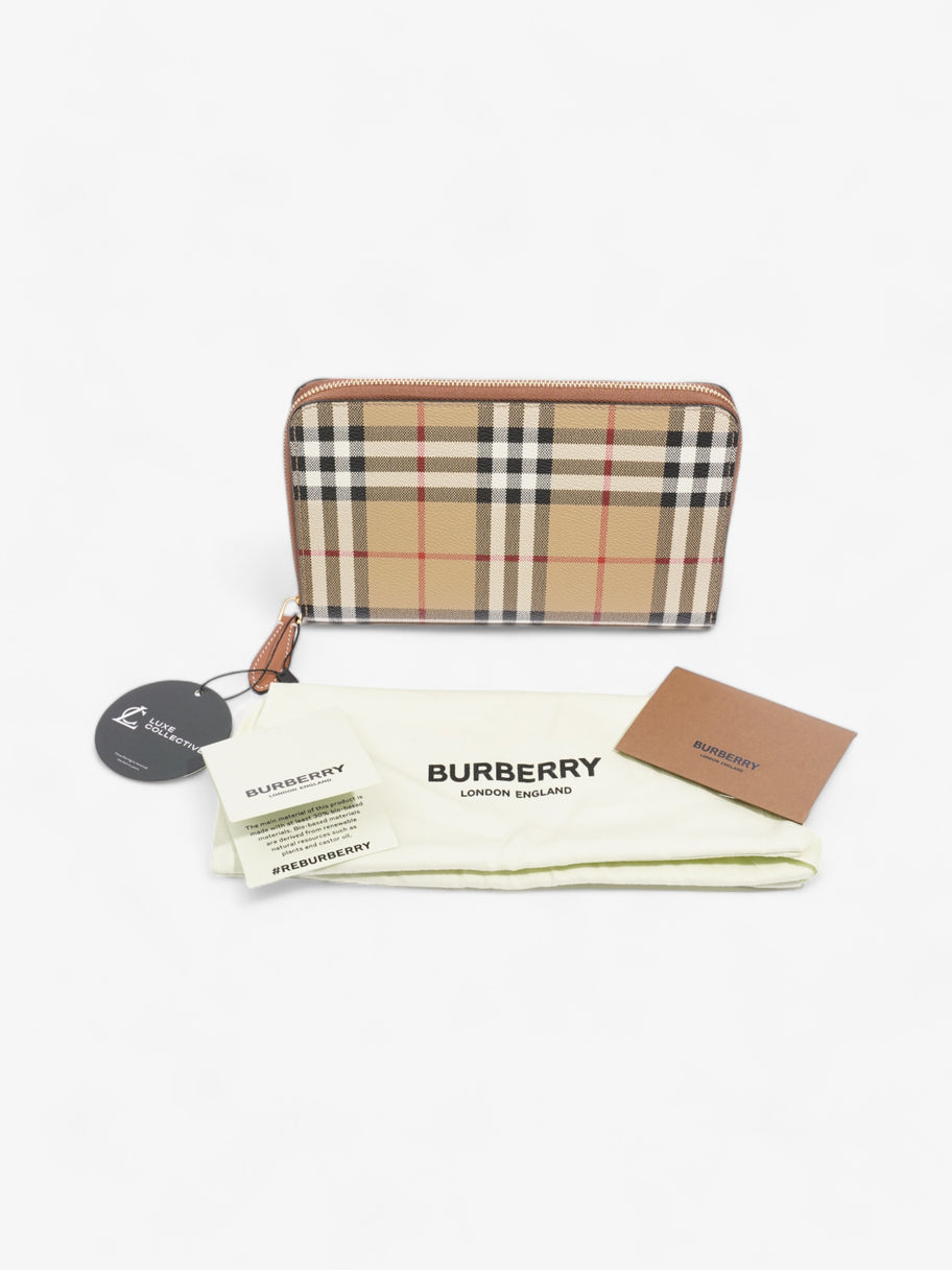 Burberry Travel Organiser Archive Beige Coated Canvas Image 10