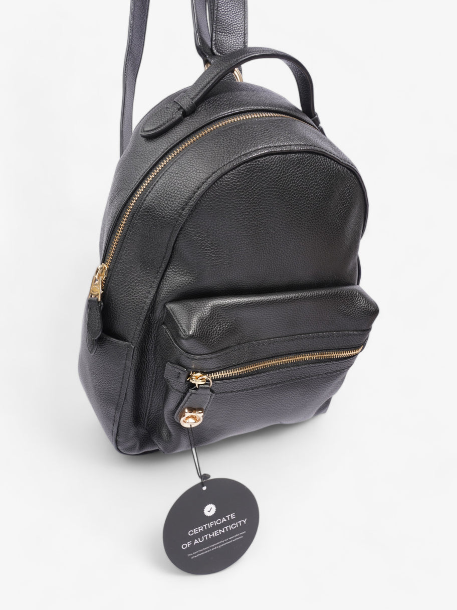 Campus Backpack Black Leather Image 12