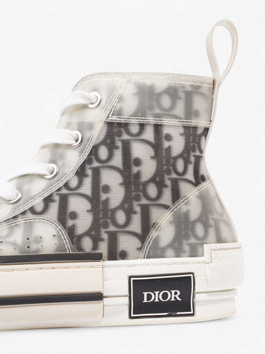 Christian Dior B23 White  / Grey Oblique Rubber EU 38 UK 5 Image 9