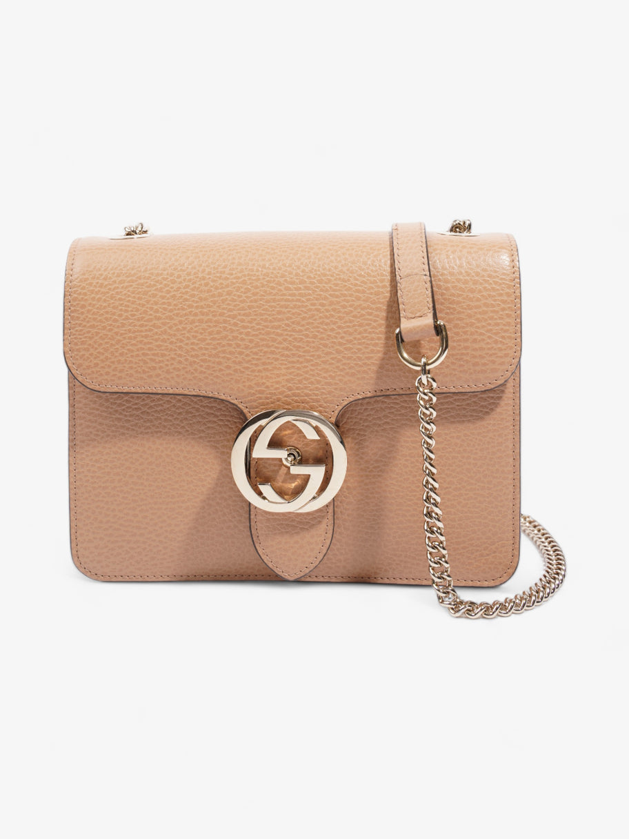 Gucci Dollar Interlocking GG Bag Beige Leather Small Image 1