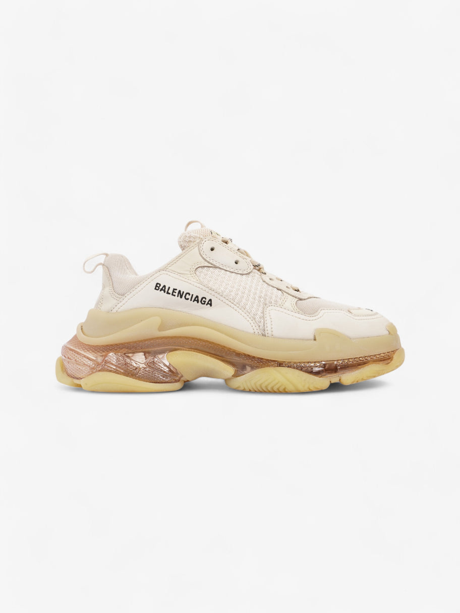 Balenciaga Triple S Clear Sole Beige  Mesh EU 40 UK 7 Image 1