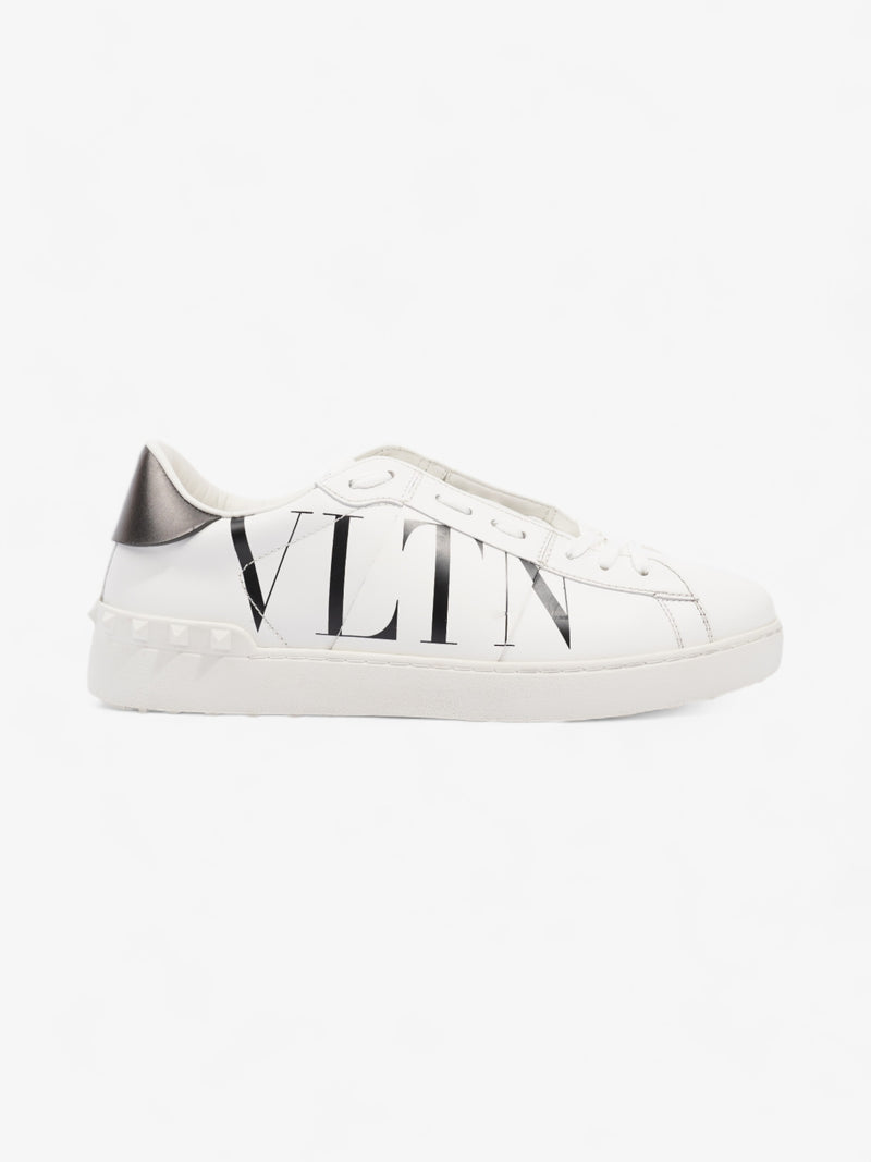  Valentino VLTN Logo Sneakers White / Black Leather EU 43.5 UK 9.5