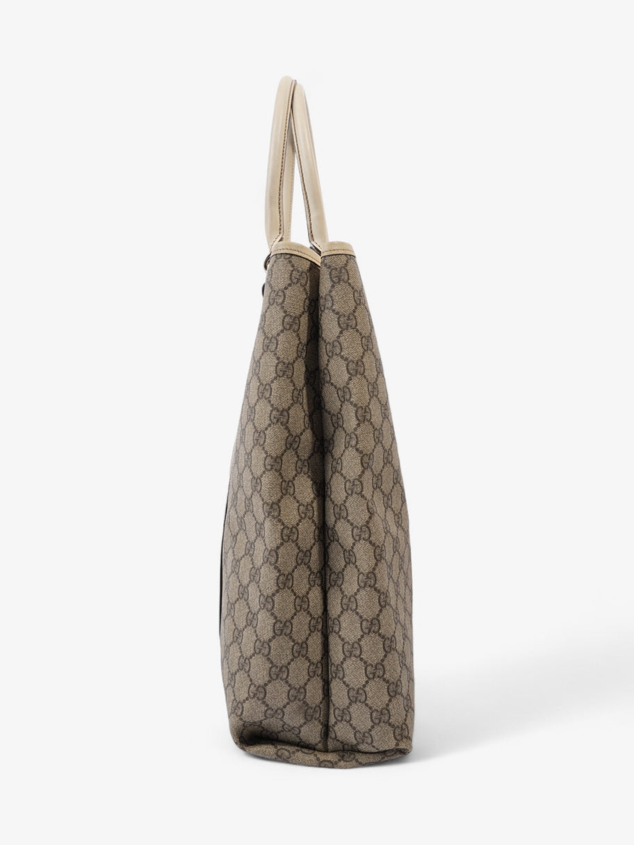 Gucci GG Supreme Tote Beige And Ebony GG Supreme Coated Canvas Image 3