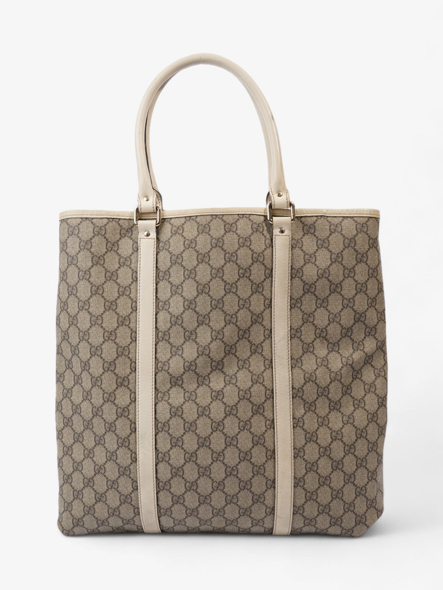 Gucci GG Supreme Tote Beige And Ebony GG Supreme Coated Canvas Image 4