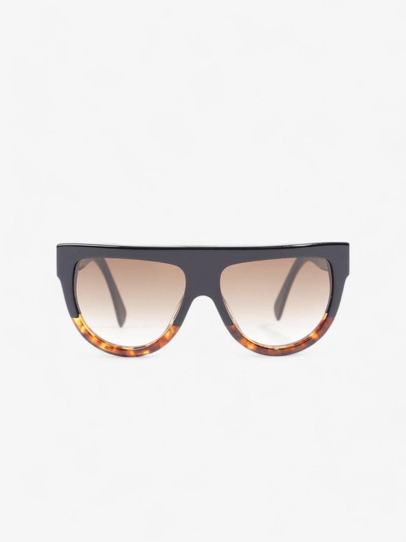  Shadow Sunglasses Black / Havana Brown Acetate 150mm