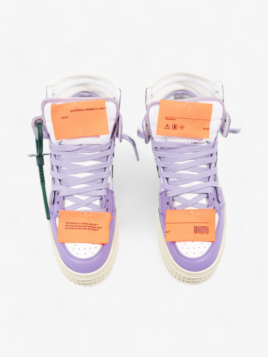 Off White 3.0 Off Court Purple / White Leather EU 39 UK 6 Image 8