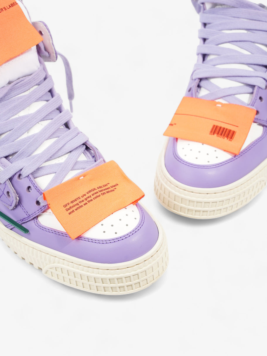 Off White 3.0 Off Court Purple / White Leather EU 39 UK 6 Image 9