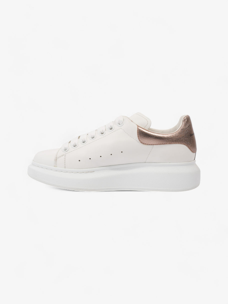 Alexander McQueen Oversized Sneakers White / Rose Gold Leather EU 38.5 UK 5.5 Image 3