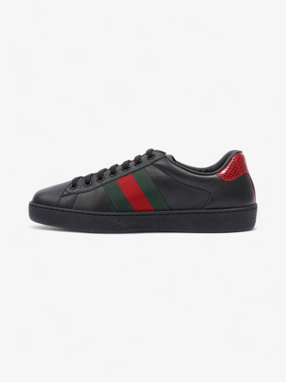 Gucci Ace Sneakers Black / Red / Green Leather EU 39.5 UK 5.5 Image 3