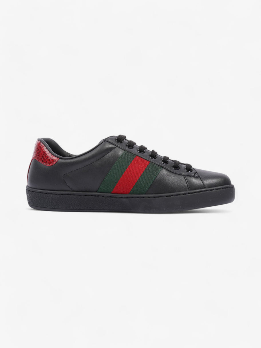 Gucci Ace Sneakers Black / Red / Green Leather EU 39.5 UK 5.5 Image 4