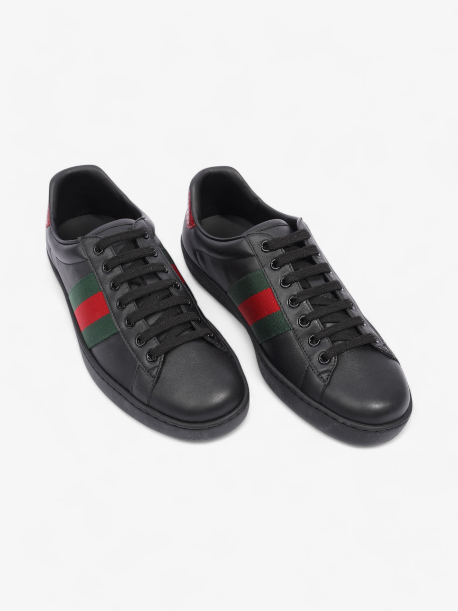 Gucci Ace Sneakers Black / Red / Green Leather EU 39.5 UK 5.5 Image 8