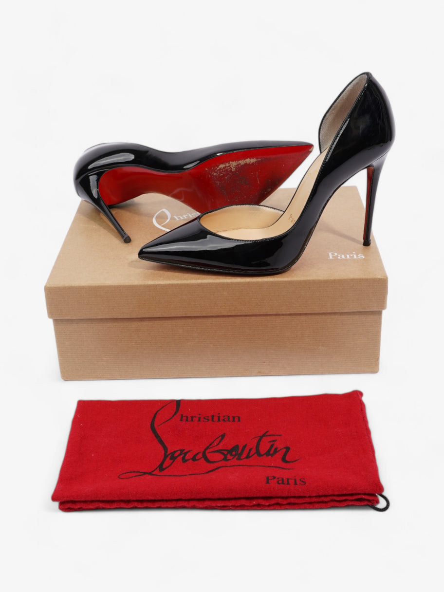 Christian Louboutin Iriza 100mm Black Patent Leather EU 35.5 UK 2.5 Image 10