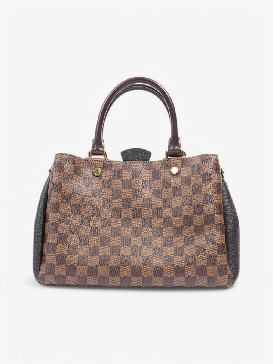 Louis Vuitton Brittany Damier Ebene / Black Coated Canvas Image 4