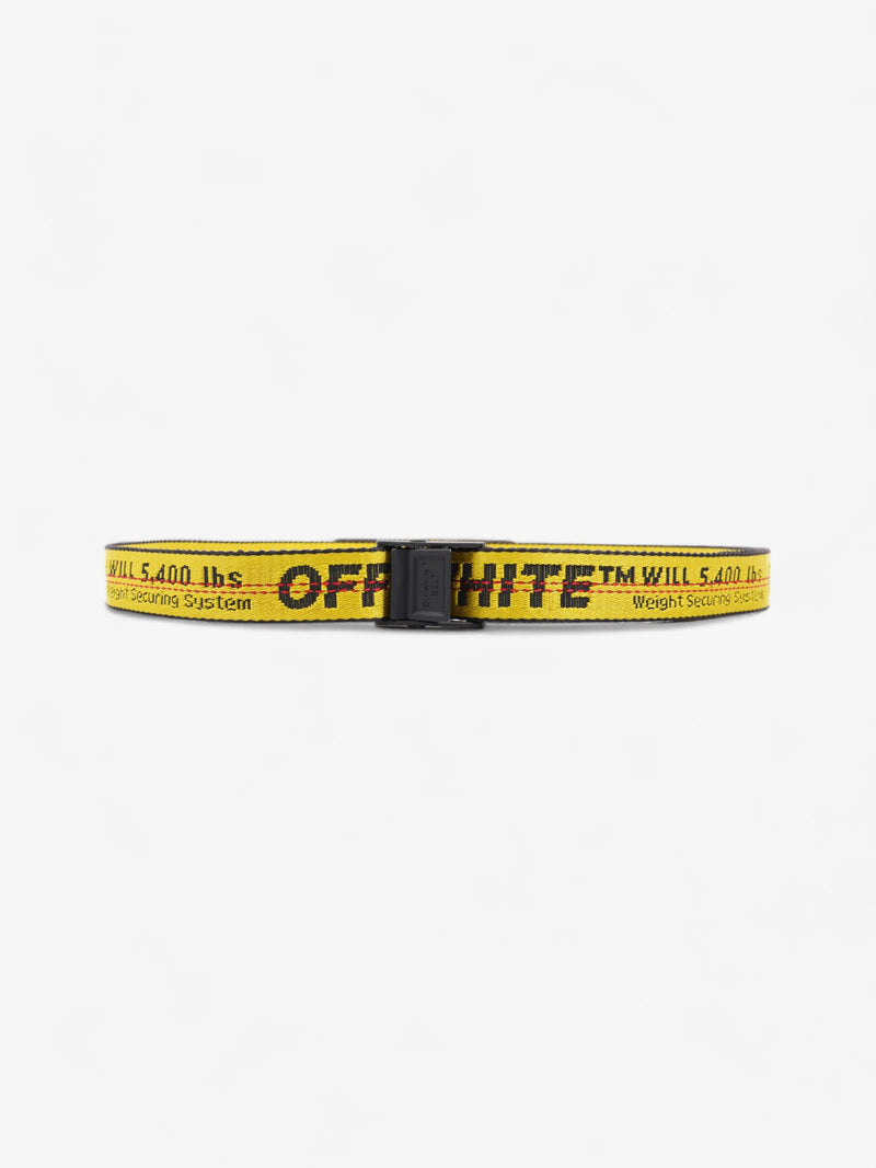  Off White Industrial Belt Yellow Fabric One Size (200cm)