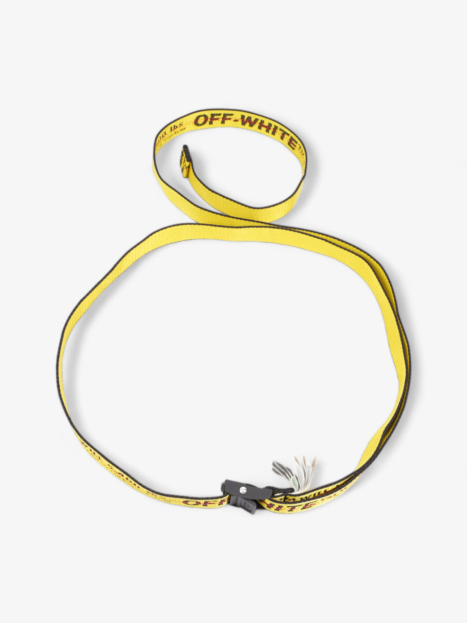 Off White Industrial Belt Yellow Fabric One Size (200cm) Image 2