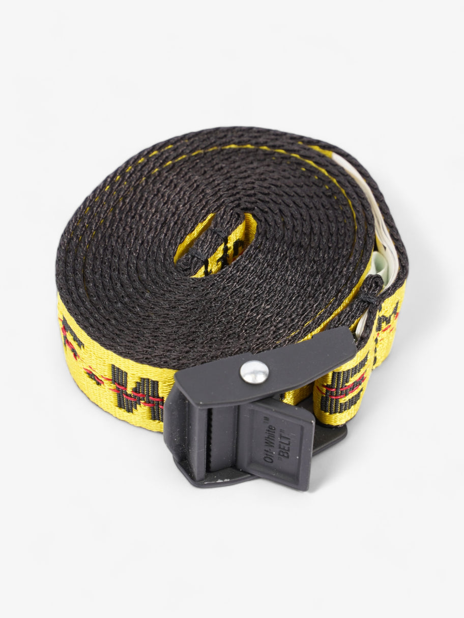 Off White Industrial Belt Yellow Fabric One Size (200cm) Image 3