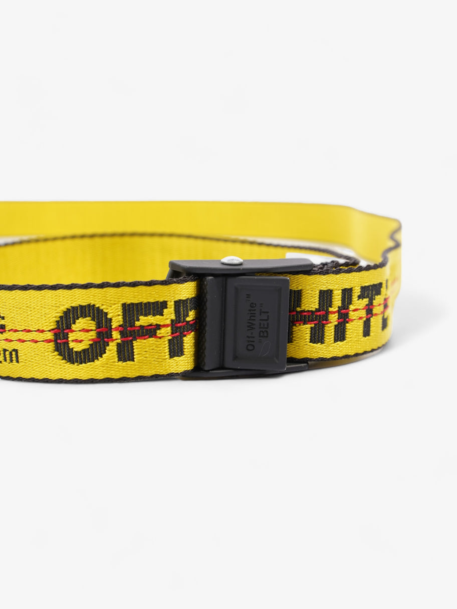 Off White Industrial Belt Yellow Fabric One Size (200cm) Image 4